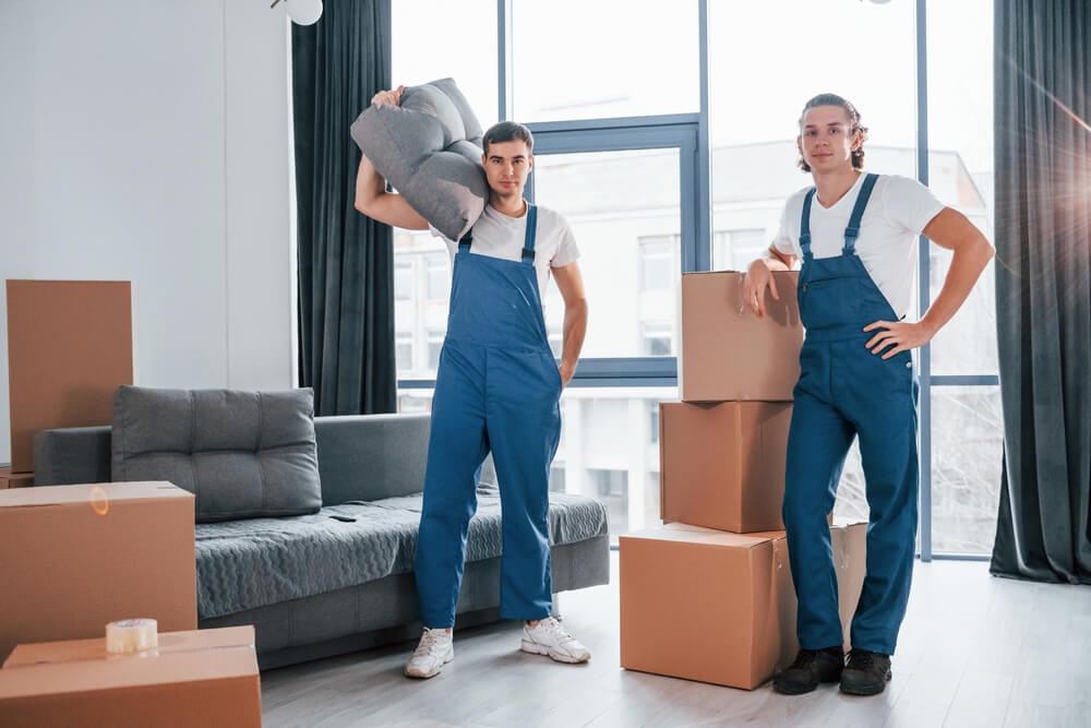 Family Preparing For A Move In Van Nuys